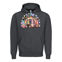 Smoke Easter Day rainbow gnomes Zipper Hoodie - CowGirlArtShop