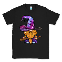 Black witch gnome with broom Classic Tee - BundleAndBundleShop
