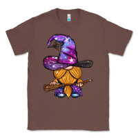 Chestnut witch gnome with broom Classic Tee - BundleAndBundleShop