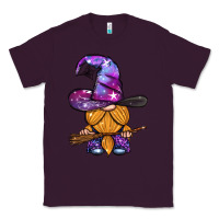 Plum witch gnome with broom Classic Tee - BundleAndBundleShop