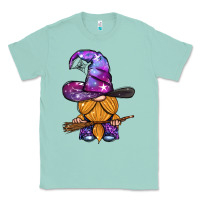 Seafoam witch gnome with broom Classic Tee - BundleAndBundleShop