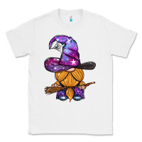 White witch gnome with broom Classic Tee - BundleAndBundleShop