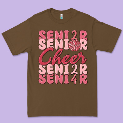 Senior Cheer 2024 Premium Tee Designed By Maliassmallbusiness