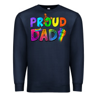 Navy Western Proud Dad Premium Sweatshirt - BundleAndBundleShop
