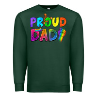 Sports Green Western Proud Dad Premium Sweatshirt - BundleAndBundleShop