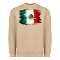 Mushroom Mexican flag Heavyweight Sweatshirt - NancyCooperArtShop