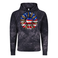 American Flag Leopard Vintage Hoodie | Teevron