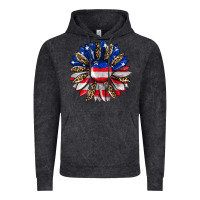 Vintage Black american flag leopard Vintage Hoodie - RanaPortraitStore