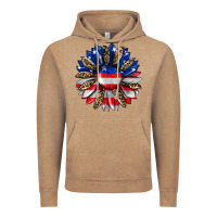 Vintage Coffee american flag leopard Vintage Hoodie - RanaPortraitStore