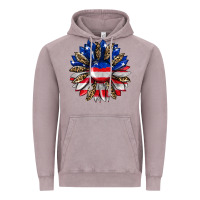 Vintage Zinc american flag leopard Vintage Hoodie - RanaPortraitStore
