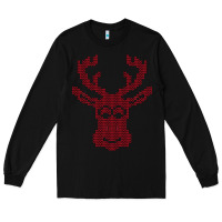 Black Christmas Deer Ugly Long Sleeve Tee - Bettercallsaul