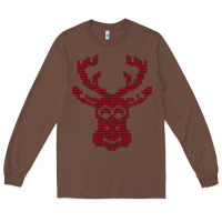 Chestnut Christmas Deer Ugly Long Sleeve Tee - Bettercallsaul