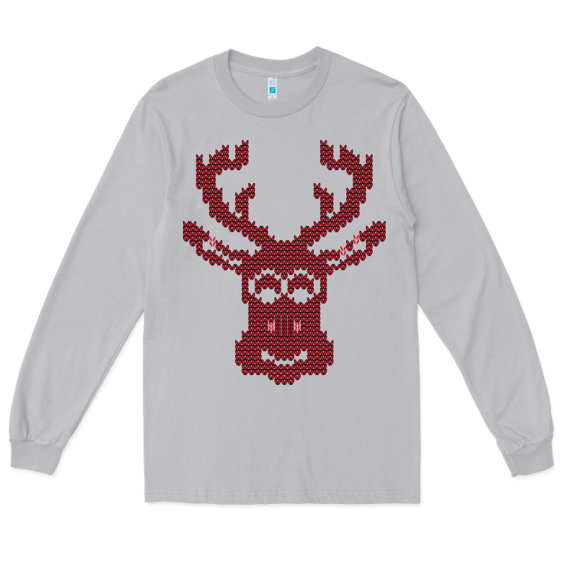 Christmas Deer Ugly Long Sleeve Tee by Bettercallsaul | Teevron