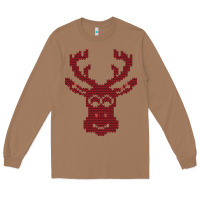 Toasted Coconut Christmas Deer Ugly Long Sleeve Tee - Bettercallsaul