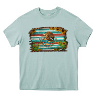Arona cactus turquoise serape leopard mexican flag Heavy Core Tee - Jasminsmagicworld