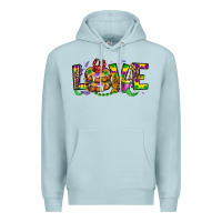 Blue Mist mardi gras love Premium Hoodie - OliviaCreatesArt