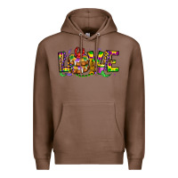 Chestnut mardi gras love Premium Hoodie - OliviaCreatesArt