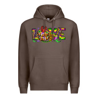 Coffee mardi gras love Premium Hoodie - OliviaCreatesArt