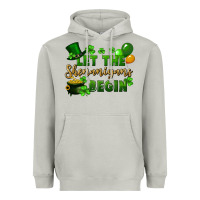 Moon Dust Let the shenanigans begin St. Patricks Day Heavyweight Hoodie - FaDigitalArtStudio