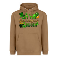 Toasted Coconut Let the shenanigans begin St. Patricks Day Heavyweight Hoodie - FaDigitalArtStudio