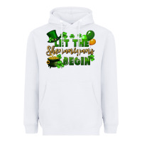 White Let the shenanigans begin St. Patricks Day Heavyweight Hoodie - FaDigitalArtStudio