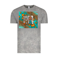Cloud Rock Fall Autumn Leopard Serape Mama Vintage Tee - LillyAllenDesigns
