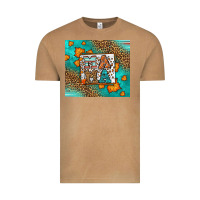 Vintage Camel Fall Autumn Leopard Serape Mama Vintage Tee - LillyAllenDesigns