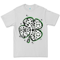 Four Leaf Clover Dalmatian Print Grunge Premium Tee | Teevron