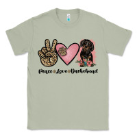 Matcha peace love dachshund Classic Tee - JahusDesignShop
