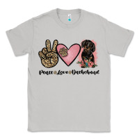 Moon Dust peace love dachshund Classic Tee - JahusDesignShop