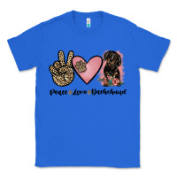 True Royal peace love dachshund Classic Tee - JahusDesignShop