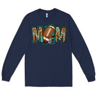 Navy American football mom Long Sleeve Tee - Jasminsmagicworld