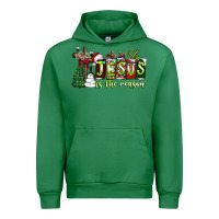 Emerald jesus İs the reason Urban Hoodie - CowhideDigitalArt