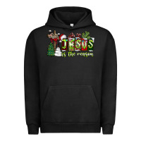Pigment Black jesus İs the reason Urban Hoodie - CowhideDigitalArt