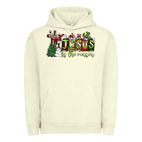 Pigment Pistachio jesus İs the reason Urban Hoodie - CowhideDigitalArt