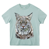 Arona Bobcat Head Heavy Core Tee - LillyAllenDesigns