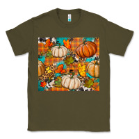 Army Green fall pumpkin tumbler Classic Tee - BundleAndBundleShop