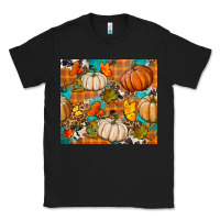 Black fall pumpkin tumbler Classic Tee - BundleAndBundleShop