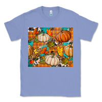 Colony Blue fall pumpkin tumbler Classic Tee - BundleAndBundleShop