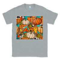 Heather Grey fall pumpkin tumbler Classic Tee - BundleAndBundleShop