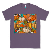 Lavender fall pumpkin tumbler Classic Tee - BundleAndBundleShop