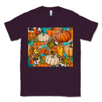Plum fall pumpkin tumbler Classic Tee - BundleAndBundleShop
