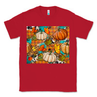 Red fall pumpkin tumbler Classic Tee - BundleAndBundleShop