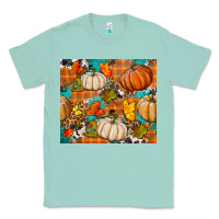 Seafoam fall pumpkin tumbler Classic Tee - BundleAndBundleShop