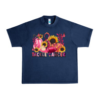 Navy tackle cancer Urban Heavy Tee - LillyAllenDesigns