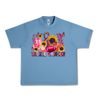 Pebble Blue tackle cancer Urban Heavy Tee - LillyAllenDesigns