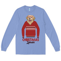 Colony Blue Christmas Labrador Long Sleeve Tee - Bettercallsaul