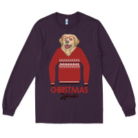 Plum Christmas Labrador Long Sleeve Tee - Bettercallsaul
