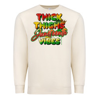 Sandshell thick thighs juneteenth vibes Premium Sweatshirt - FaDigitalArtStudio