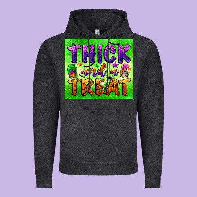 Thick And A Treat Vintage Hoodie Designed By Bundleandbundleshop